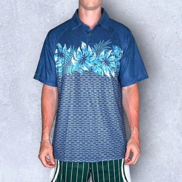 Tommy Bahama Island. Zone Floral Polo Shirt - Picture 2 of 5